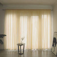 1PC Voile Window Curtain Solid Color Grape Purple High Quality Simple Curtains Modern Generous Beautiful Exquisite Curtain