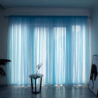 1PC Voile Window Curtain Solid Color Grape Purple High Quality Simple Curtains Modern Generous Beautiful Exquisite Curtain