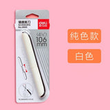 1PCS DELI mini portable scissors 0600 creative folding pen-shaped round head art children stationery scissors