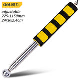 1Pcs 98/115/160CM Multifunction Telescopic Self Defense Hammer Empty Drum Hammer Room Test Rod Inspection Hand Tools Metel Test