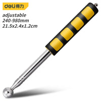 1Pcs 98/115/160CM Multifunction Telescopic Self Defense Hammer Empty Drum Hammer Room Test Rod Inspection Hand Tools Metel Test