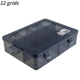 1Pcs Multi-lattice Slots Tool Case Storage Boxes Adjustable Transparent Tool Box Screw Craft Jewelry Accessories Organizer Box