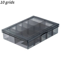 1Pcs Multi-lattice Slots Tool Case Storage Boxes Adjustable Transparent Tool Box Screw Craft Jewelry Accessories Organizer Box