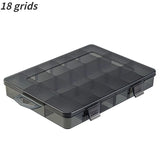 1Pcs Multi-lattice Slots Tool Case Storage Boxes Adjustable Transparent Tool Box Screw Craft Jewelry Accessories Organizer Box