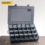 1Pcs Multi-lattice Slots Tool Case Storage Boxes Adjustable Transparent Tool Box Screw Craft Jewelry Accessories Organizer Box