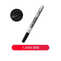 1pc Sakura Pen-Touch Paint Marker Gold, Silver,Copper 0.7mm 1mm 2mm Waterproof Low Odor Xylene-Free Permanent On Most Surfaces