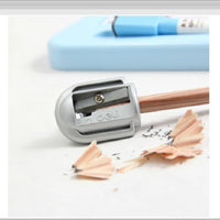 1pcs Deli pupil pencil sharpener Child spiral sharpener pencil