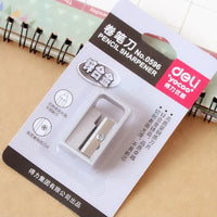 1pcs Deli pupil pencil sharpener Child spiral sharpener pencil