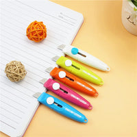 1pcs cute small utility knife school office portable paper cut knife children's handmade paper cutting tool