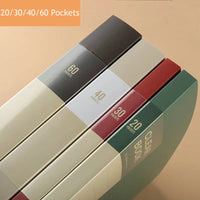 20/30/40/60 Pocket Folder A3 Clear Sleeves Display Book Transparent Sheet Protector Booklet A3 Document Organizer Paper Holder