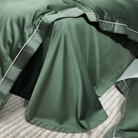 2000TC Egyptian Cotton Bedding Set Luxury Jacquard Duvet Cover Set with Sheet Green Comforter Covers Pillowcases Bed Linen