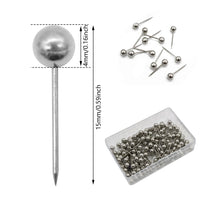 200pcs DIY Reusable Bulletin Board Push Pins Round Head For Pinboard With Steel Tip Office Home Use Map Push Pins Durable