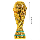 2024 New Golden Resin Football Trophy Champions Soccer Trophies Resin Ornament Football Fan Gift Home  Decoration Craft