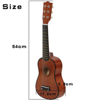 21 inch Basswood Ukulele 6 Strings Small Acoustic Guitar Musical Instruments Classical String Instrument Mini Ukulele Guitar Toy