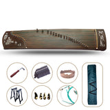 21Strings 163cm Black Sandalwood Guzheng Chinese Zither Koto w/ Full Accessories Professional Performance Easy To Learning