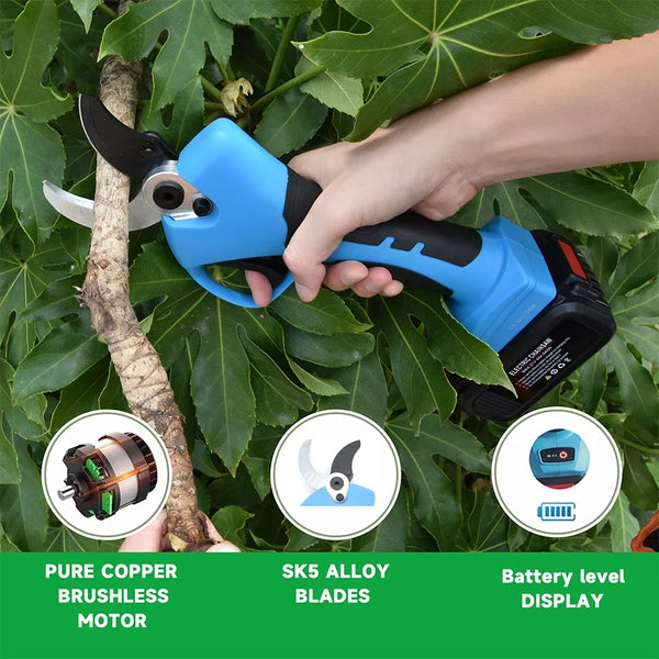 Electric Pruning Shears Cordless Battery Powered Branch Pruning Shears –  AOOKMIYA