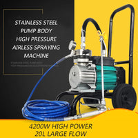 AOOKMIYA 220V / 4200W High Pressure Airless Sprayer Latex Paint Interior And Exterior Wall Paint Sprayer Paint Spray Gun