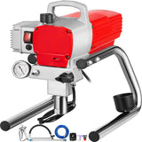 AOOKMIYA 220V High Pressure Airless Spray Paint Gun Sprayer Spraying Machine 1500W Wall with 15m high Pressure Pipe