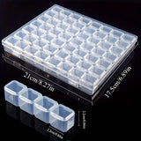 28/56 Grids Diamond Painting Storage Box Beads Organizers  Diamond Nail Art Crafts Container Diamond Embroidery Tools Accessoris