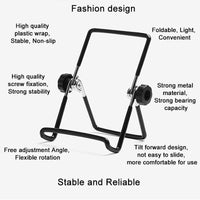 AOOKMIYA 2pcs Adjustable Plate Stand Easel Picture Frame Stand Foldable Tablet Iron Display Holder Stand for Displaying Photo Plate Books