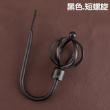 2pcs/set Curtain Tieback Holder Hooks Tie Backs Bedroom Living Room Curtain Decoration Accessories Holdback Wall Curtain Hooks