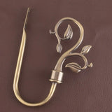 2pcs/set Curtain Tieback Holder Hooks Tie Backs Bedroom Living Room Curtain Decoration Accessories Holdback Wall Curtain Hooks