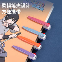 3/6/12 pcs Ballpoint Pen Anime Series Red Blue Green Orange Ink 0.7mm Stationery Office Supplies School Students Supplies