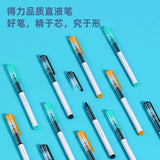 3/6/9pcs Straight Liquid Ballpoint Pen 0.5MM Black Blue Red Ink Office Signature Pen High Quality Pen Cheap Pen Stationery