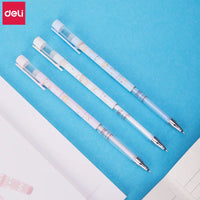 3 Pcs Deli Pokemon Erasable Gel Pen 0.5mm Cute Pikachu Kids Gel Ink Pens Kawaii School Supplies Student Stationery Girls Gift