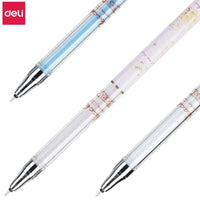 3 Pcs Deli Pokemon Erasable Gel Pen 0.5mm Cute Pikachu Kids Gel Ink Pens Kawaii School Supplies Student Stationery Girls Gift