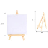 AOOKMIYA 30 Set Artists Mini Canvas Set Painting Craft DIY Drawing Small Table Easel Gift