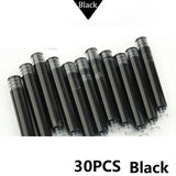 30PCS Ink for Fountain Pen Fountain Pen Cartridge Stationery  Pens for Writing Ink 3.4 MM Bore Diameter High Quality GB02