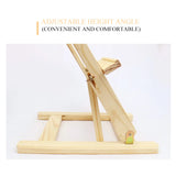 AOOKMIYA 30cm/40cm/50cm/80cm sizes Wood Easel Wooden Art Easel Advertisement Exhibition Display Shelf Holder Studio Artist Painting Stand