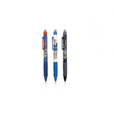 3Pcs A669 DELI Justice League DC Press Erasable Neutral Pen 0.5mm Gel Pens Black Blue Ink Supplies School Office St