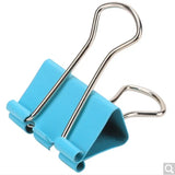 40pcs / Box Deli 8555 Colorful Long Tail Binder Clips Ticket Folder Holder Business Office Student Stationery Supplies 19mm