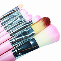 7 PCS Makeup Foundation Powder Eyeshadow Brushes(PINK)