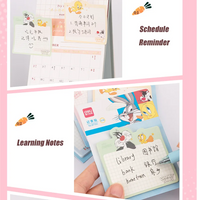 4Pcs Deli BT100 Looney Tunes Bugs Bunny Pad Notes Sticky Note Ahesive Kawaii  Memo Pads Office School Stationery