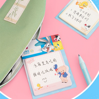 4Pcs Deli BT100 Looney Tunes Bugs Bunny Pad Notes Sticky Note Ahesive Kawaii  Memo Pads Office School Stationery