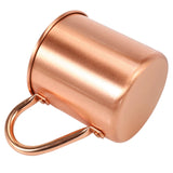 4X Pure Copper Moscow Mule Mug Solid Smooth Without Inside Liner For Cocktail Coffee Beer Milk Water Cup Home Drinkware