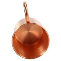 4X Pure Copper Moscow Mule Mug Solid Smooth Without Inside Liner For Cocktail Coffee Beer Milk Water Cup Home Drinkware