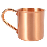 4X Pure Copper Moscow Mule Mug Solid Smooth Without Inside Liner For Cocktail Coffee Beer Milk Water Cup Home Drinkware