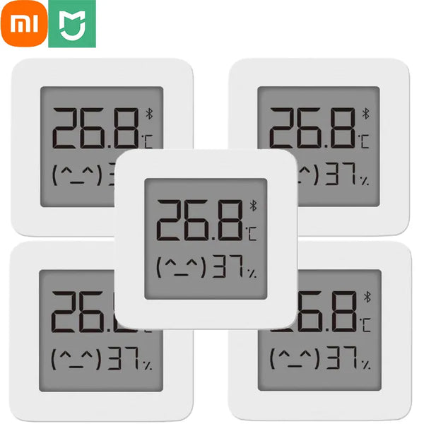 XIAOMI Mijia Smart Bluetooth Thermometer 3 Big LCD Wireless Electric  Digital Hygrometer Temperature and Humidity 3 For Mijia APP