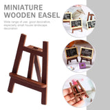 AOOKMIYA 5 Pcs House Wooden Easel Model Miniature Wood Easel Miniature Scene Accessories