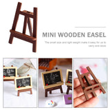 AOOKMIYA 5 Pcs House Wooden Easel Model Miniature Wood Easel Miniature Scene Accessories