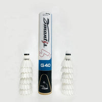 AOOKMIYA 5 Tube Goose Feather Badminton Shuttlecock for Training Shuttlecock