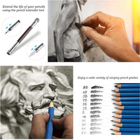 50 pces conjunto de pintura de arte desenho desenho desenho conjunto de papelaria pintura profissional alta qualidade material escolar de arte novos produtos