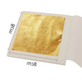 500Pcs Genuine Gold Leaf Sheets 24K Real Gold Foil Arts Crafts Food Decoration Painting Gilding Crafts Paper Gold Foil