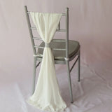 50pcs Chiffon Chair Sash Chiavari Chair Decoration Sashes For Wedding Birthday Party