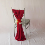 50pcs Chiffon Chair Sash Chiavari Chair Decoration Sashes For Wedding Birthday Party