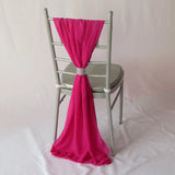 50pcs Chiffon Chair Sash Chiavari Chair Decoration Sashes For Wedding Birthday Party